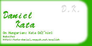 daniel kata business card